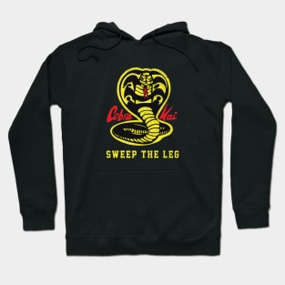 Cobra Kai Sweep The Leg - vintage Hoodie